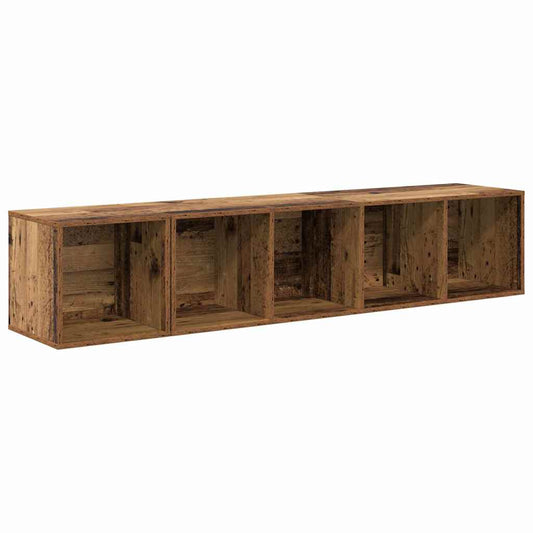 TV-Schrank Set Wandmontiert 2 pcs Altholz Holzwerkstoff
