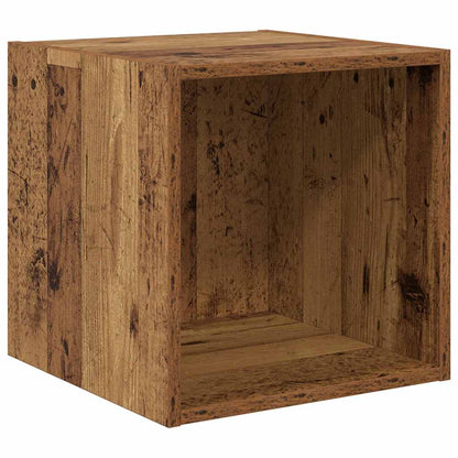 TV-Schrank Set Wandmontiert 2 pcs Altholz Holzwerkstoff