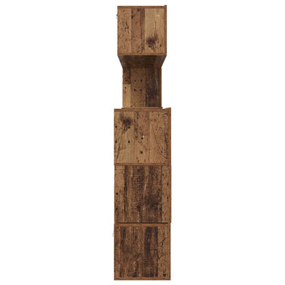 TV-Schrankset Wandmontiert 8 pcs Altholz Holzwerkstoff