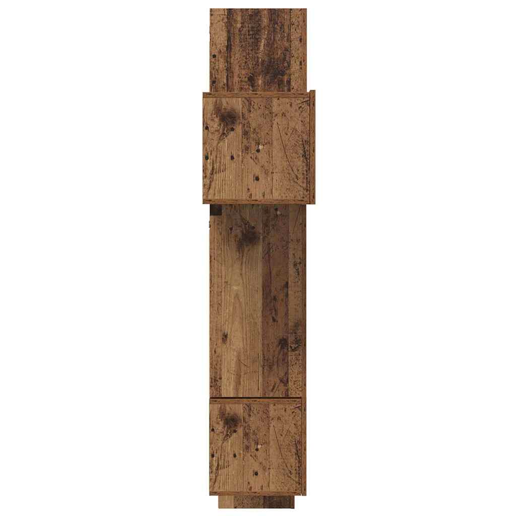 TV-Schrankset Wandmontiert 10 pcs Altholz Holzwerkstoff