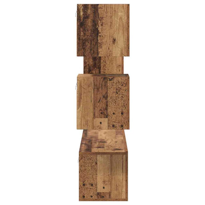 TV-Schrankset Wandmontiert 5 pcs Altholz Holzwerkstoff