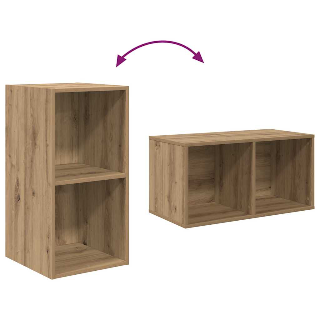TV-Schrankset Artisan-Eiche 37 x 37 x 107 cm Holzwerkstoff
