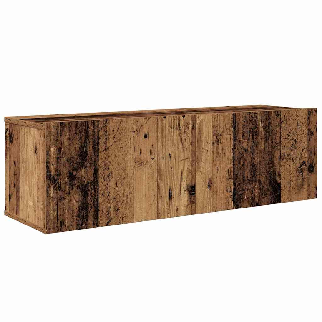 TV-Schrankset Wandmontiert 5 pcs Altholz Holzwerkstoff