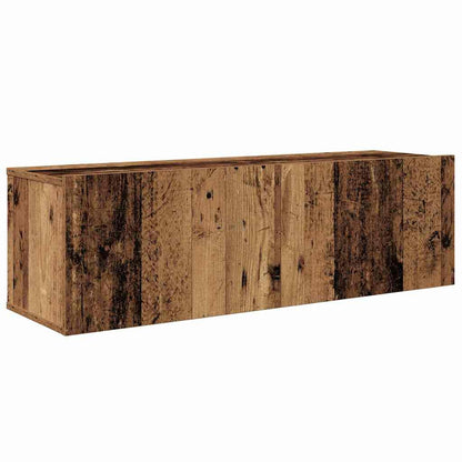 TV-Schrankset Wandmontiert 5 pcs Altholz Holzwerkstoff