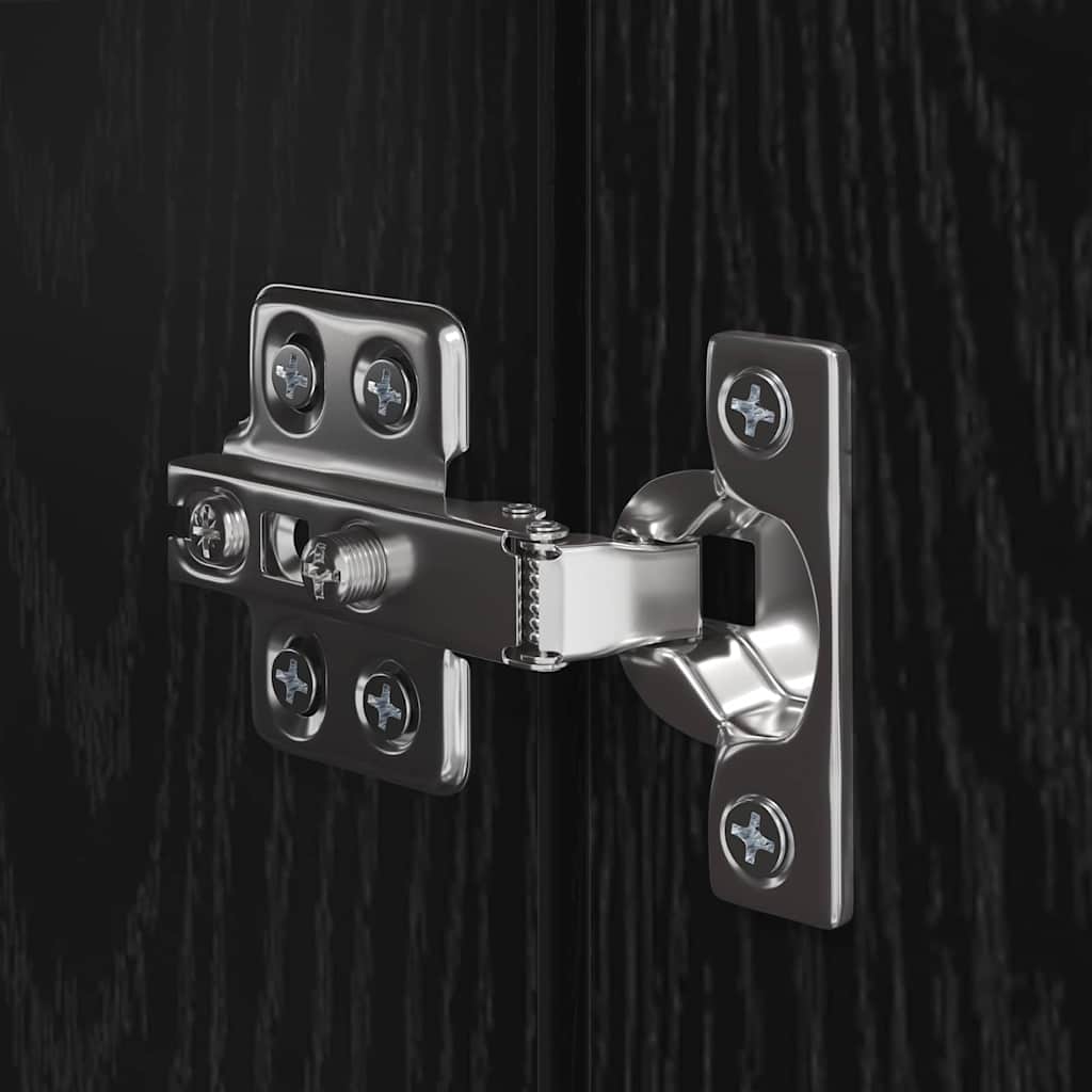 TV-Schrankset 5 pcs Schwarz Eichen-Optik Holzwerkstoff