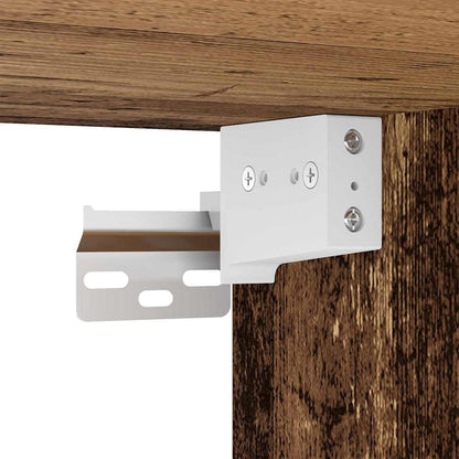 Badezimmermöbel-Set mit Schubladen 2 pcs Altholz Holzwerkstoff