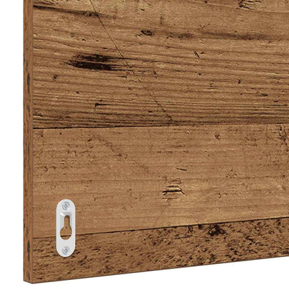 Badezimmermöbel-Set mit Schubladen 2 pcs Altholz Holzwerkstoff