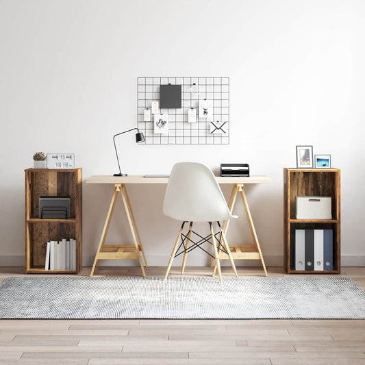 TV-Schrankset 2 pcs Altholz 37 x 35 x 72 cm Holzwerkstoff