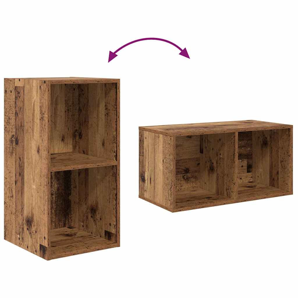 TV-Schrankset 4 pcs Altholz 37 x 37 x 72 cm Holzwerkstoff