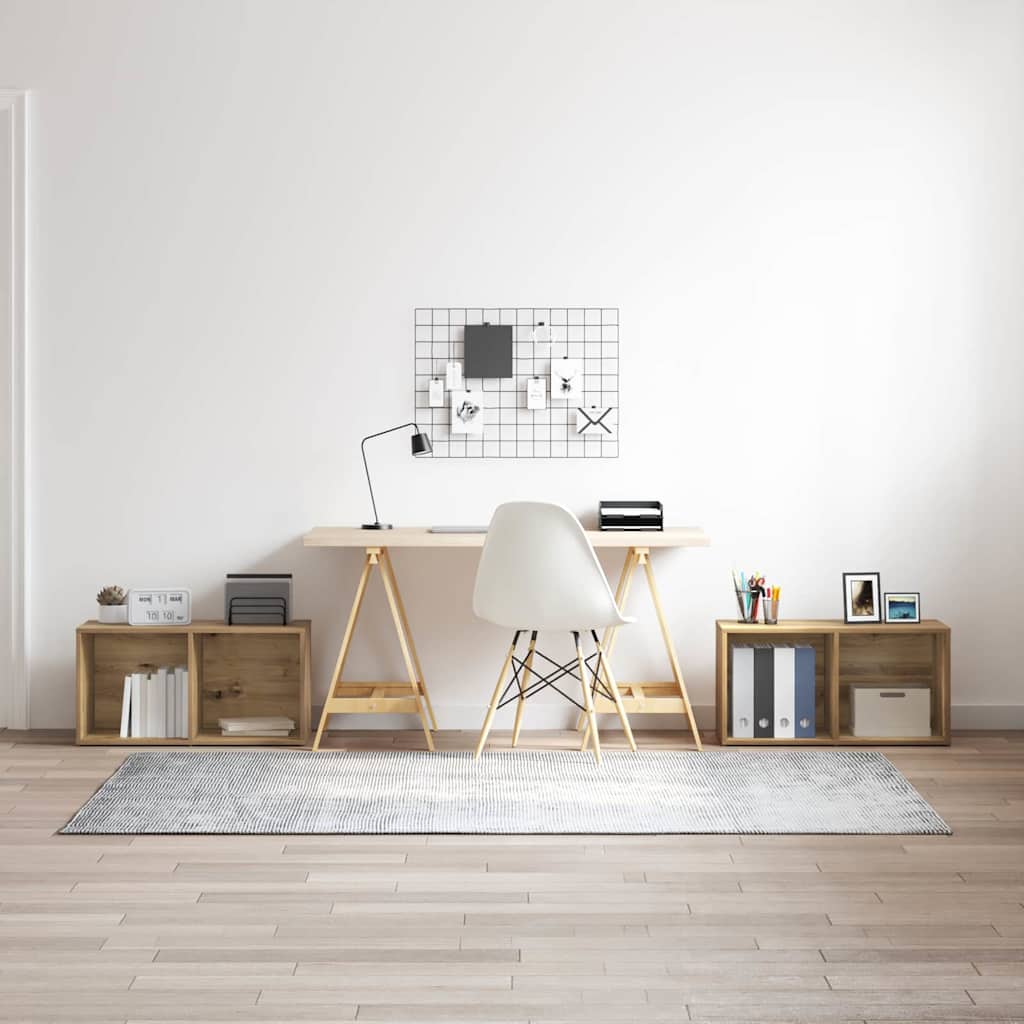 TV-Schrankset 2 pcs Artisan-Eiche 72 x 35 x 36,5 cm