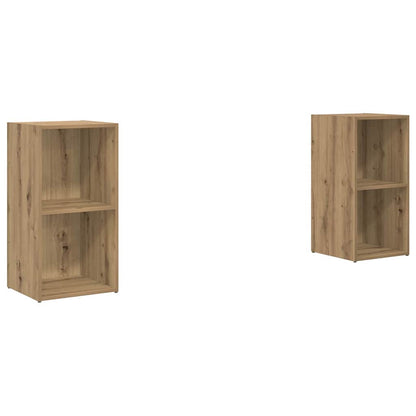 TV-Schrankset 2 pcs Artisan-Eiche 72 x 35 x 36,5 cm