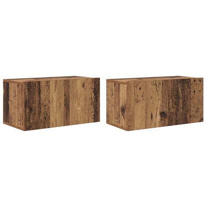 TV-Schrankset 4 pcs Altholz 60 x 30 x 30 cm Holzwerkstoff