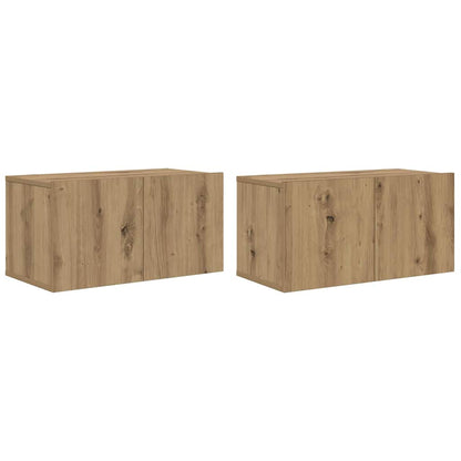 TV-Schrankset 4 pcs Artisan-Eiche 60 x 30 x 30 cm Holzwerkstoff
