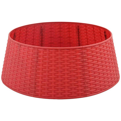 Weihnachtsbaumrock Rot Ø 65 x 23 cm Kunststoff