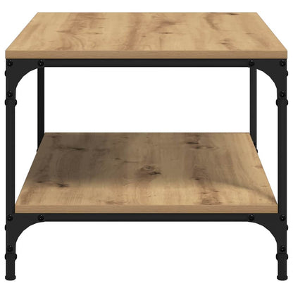 Couchtisch Eiche handwerklich 80 x 50 x 40 cm Holzwerkstoff