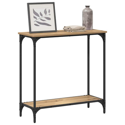 Konsolentisch Artisan-Eiche 75 x 30.5 x 75 cm Holzwerkstoff