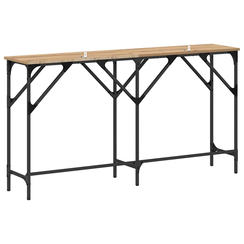 Konsolentisch Artisan-Eiche 140 x 29 x 75 cm Holzwerkstoff