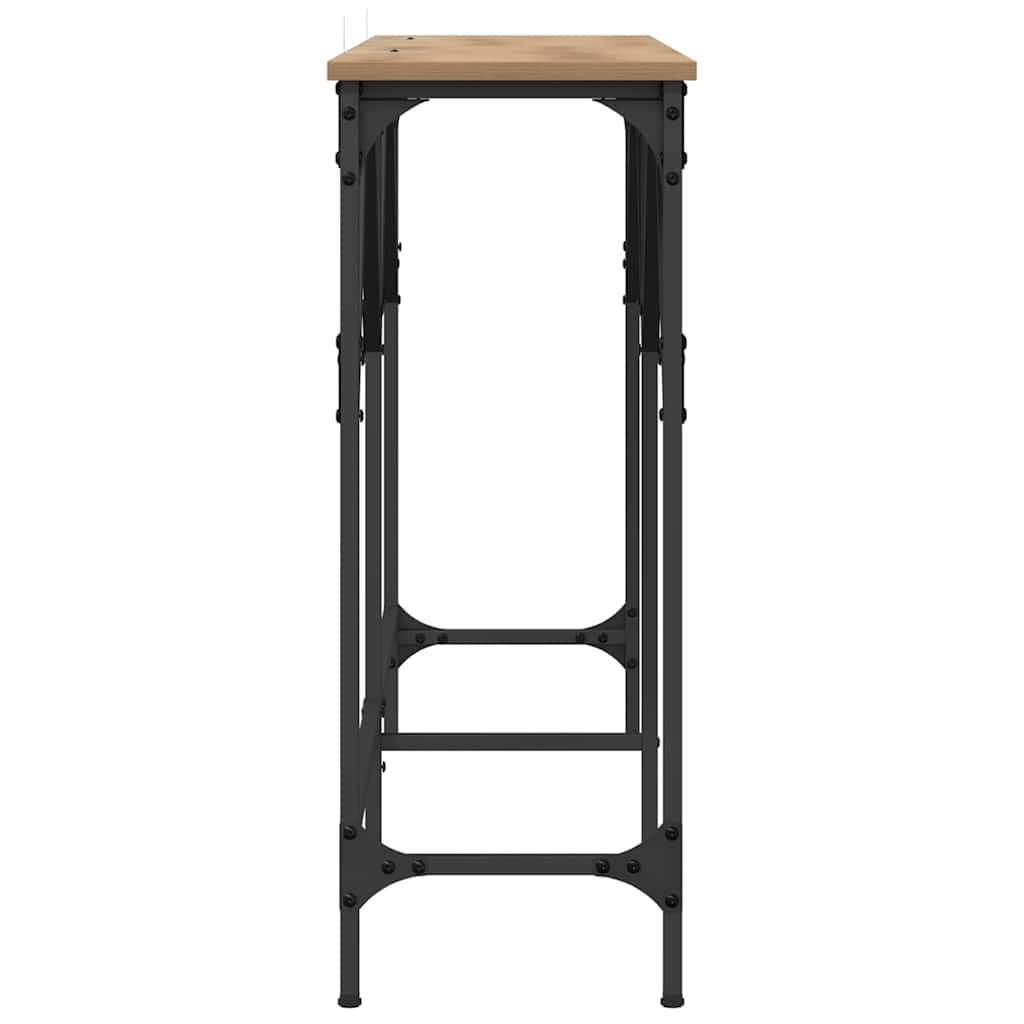 Konsolentisch Artisan-Eiche 140 x 29 x 75 cm Holzwerkstoff