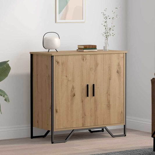 Sideboard Eiche handwerklich 78 x 35.5 x 74.5 cm Holzwerkstoff