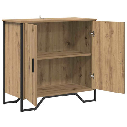 Sideboard Eiche handwerklich 78 x 35.5 x 74.5 cm Holzwerkstoff