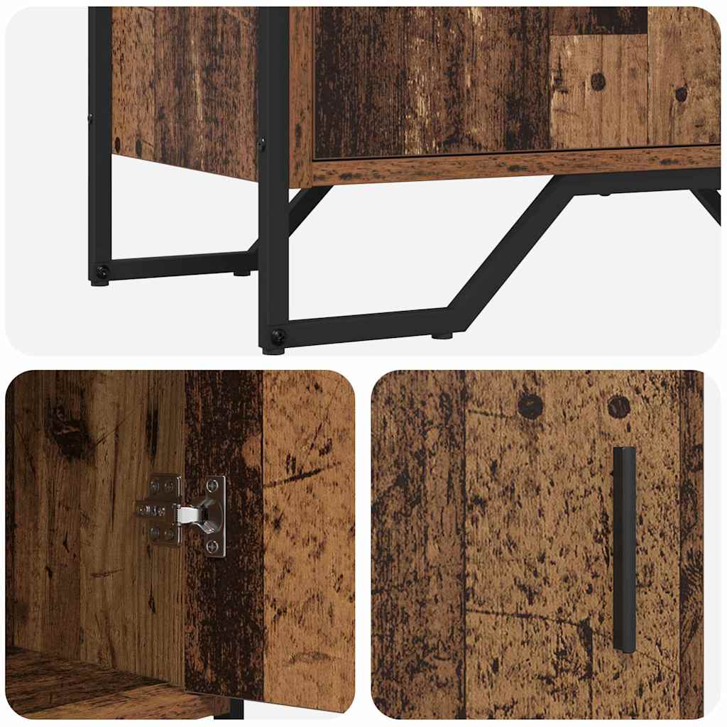 Sideboard Altholz 79.5 x 35.5 x 74.5 cm Holzwerkstoff