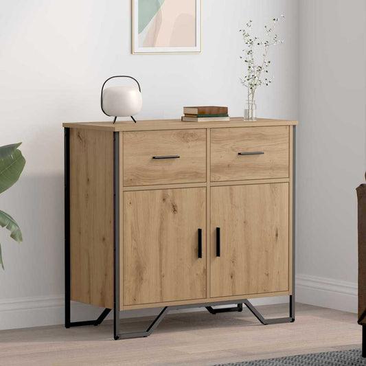 Sideboard Eiche handwerklich 79.5 x 35.5 x 74.5 cm