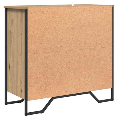 Sideboard Eiche handwerklich 79.5 x 35.5 x 74.5 cm