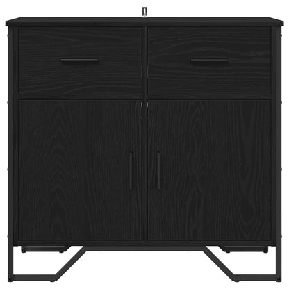 Sideboard Schwarze Eiche 79.5 x 35.5 x 74.5 cm Holzwerkstoff