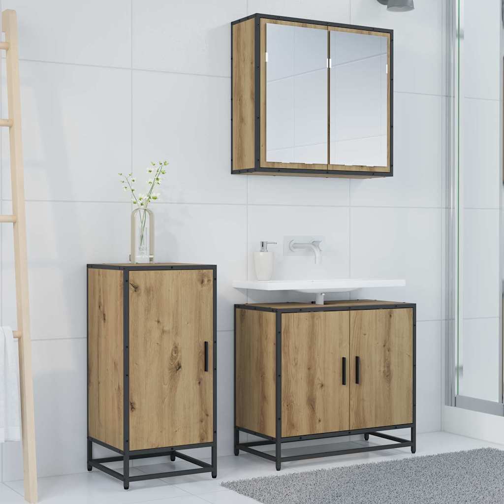 Sideboard Artisan-Eiche 35 x 35,5 x 76 cm Holzwerkstoff