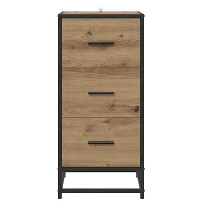 Sideboard Eiche handwerklich 35,5 x 35 x 76 cm Holzwerkstoff