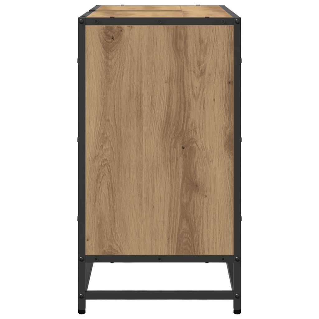 Waschbeckenschrank Artisan-Eiche 65 x 33 x 60 cm Holzwerkstoff