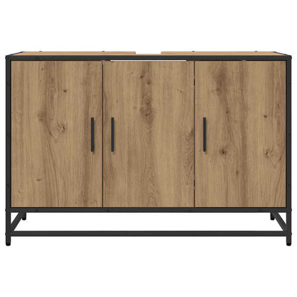 Badezimmerschrank Artisan-Eiche 90 x 33 x 60 cm Holzwerkstoff