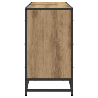 Badezimmerschrank Artisan-Eiche 90 x 33 x 60 cm Holzwerkstoff