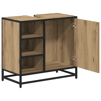Badezimmerschrank Artisan-Eiche 65 x 33 x 60 cm Holzwerkstoff