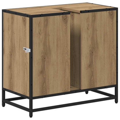 Badezimmerschrank Artisan-Eiche 65 x 33 x 60 cm Holzwerkstoff
