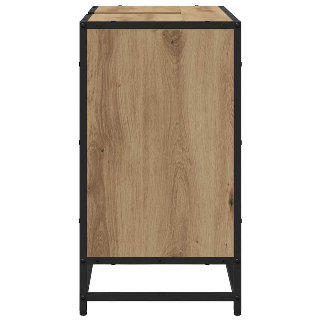 Badezimmerschrank Artisan-Eiche 65 x 33 x 60 cm Holzwerkstoff