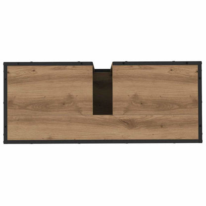Badezimmerschrank Artisan-Eiche 80 x 33 x 60 cm Holzwerkstoff