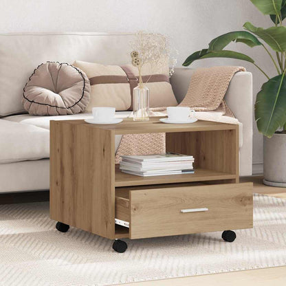 Couchtisch Eiche handwerklich 55 x 55 x 45 cm Holzwerkstoff