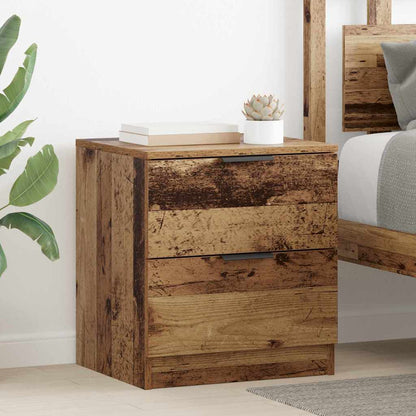 Nachttisch 2 pcs Altholz 45 x 39 x 50 cm Holzwerkstoff