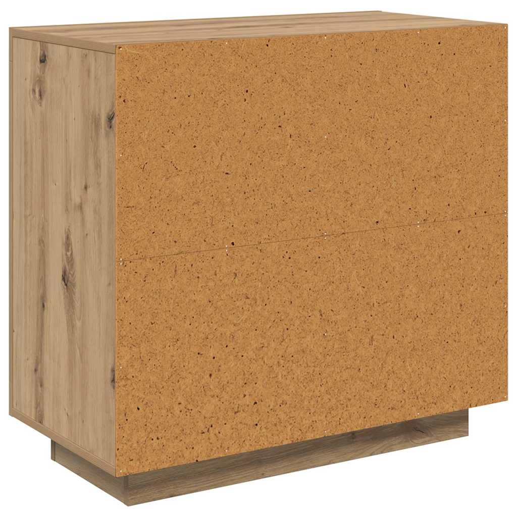 Sideboard Artisan-Eiche 40 x 80 x 75 cm Holzwerkstoff