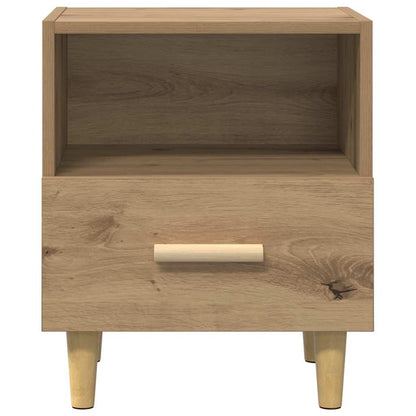 Nachttisch Eiche handwerklich 40 x 35 x 47,5 cm Holzwerkstoff