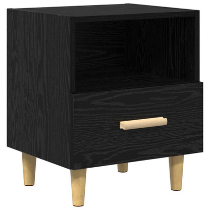 Nachttisch Schwarze Eiche 40 x 35 x 47,5 cm Holzwerkstoff