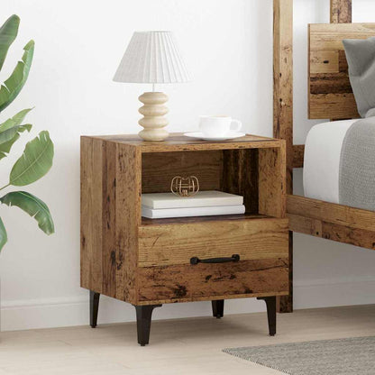 Nachttisch 2 pcs Altholz 40 x 35 x 47,5 cm Holzwerkstoff