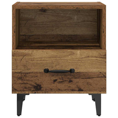 Nachttisch 2 pcs Altholz 40 x 35 x 47,5 cm Holzwerkstoff