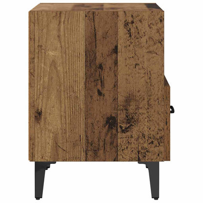 Nachttisch 2 pcs Altholz 40 x 35 x 47,5 cm Holzwerkstoff