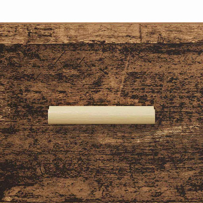 Nachttisch mit Schubladen Altholz 40 x 40 x 66 cm Holzwerkstoff
