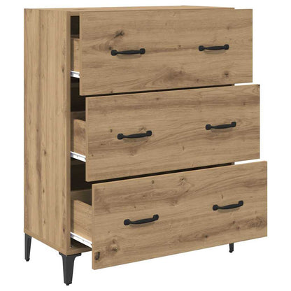 Sideboard Artisan-Eiche 69,5 x 34 x 90 cm Holzwerkstoff