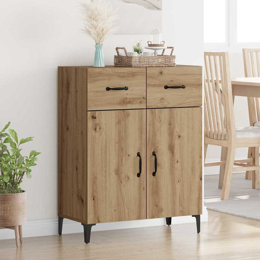 Sideboard Artisan-Eiche 34 x 69.5 x 90 cm Holzwerkstoff
