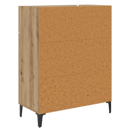 Sideboard Artisan-Eiche 34 x 69.5 x 90 cm Holzwerkstoff