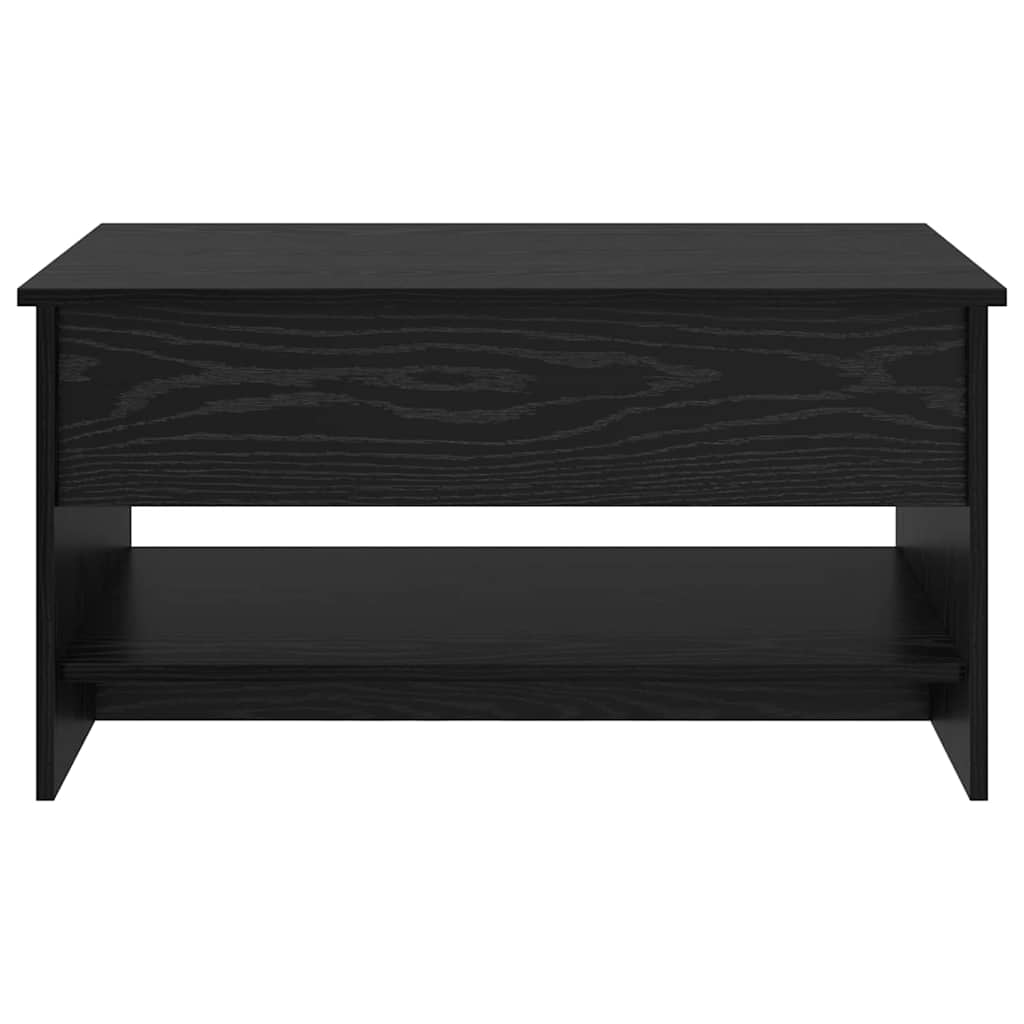 Couchtisch Schwarze Eiche 80 x 50.5 x 41.5 cm Holzwerkstoff